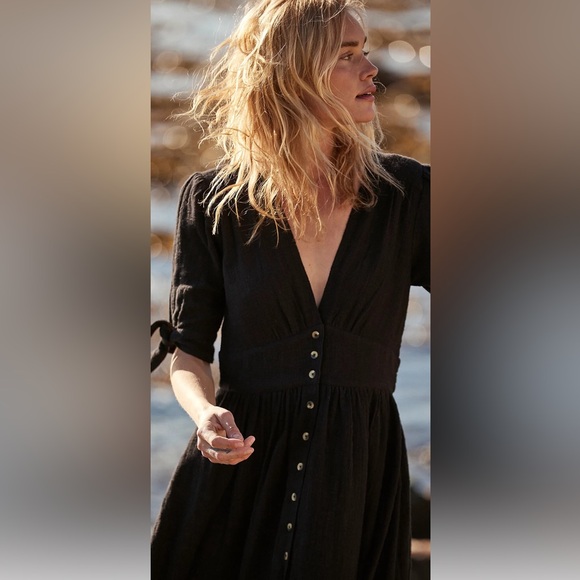 Free People Love of My Life Midi Dress - Picture 4 of 5